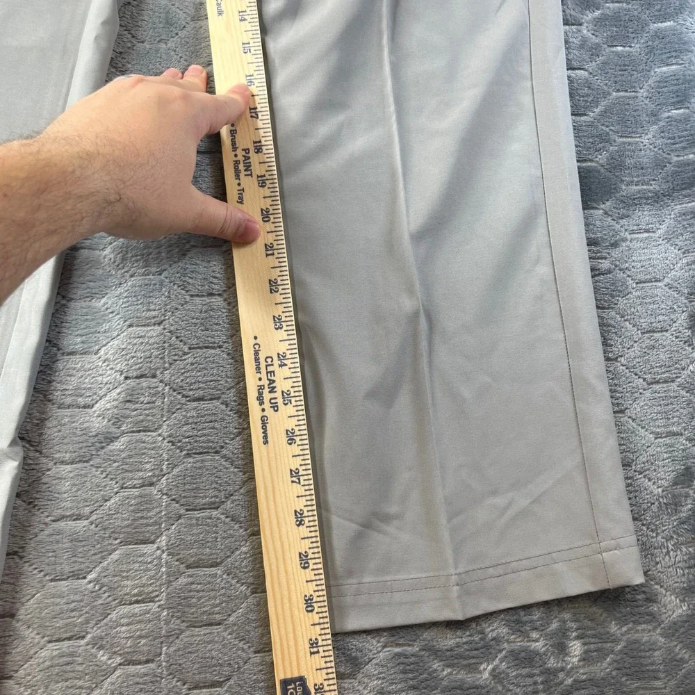 IZOD Golf Pants Mens 40x32 Gray Swing Flex Straight Fit Performance IZAGC08020 - Picture 5 of 10